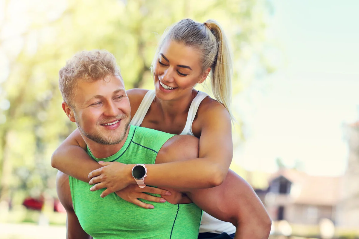 Couple jogging — 1stRX Vitality